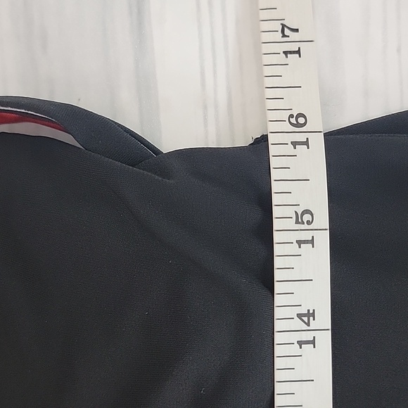 Enfocus Studio Black and Red Collared Shirt Dress Womens Size 8 - Picture 10 of 11